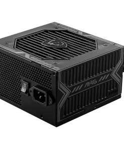 MSI MAG A650BN 650W 80Plus Bronze ATX Power Supply – DC-DC Circuit Design, 120mm Fan, Active PFC, 100-240Vac, ATX Compatibility, Black (Model 306-7ZP2B18-CE0)