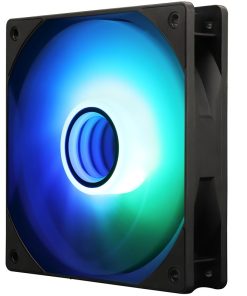 Thermalright TL-C12B-S V3 120mm ARGB CPU Cooling Fan, 1500RPM Speed, Whisper-Quiet 4pin PWM, Black Case Fan with S-FDB Bearing and ARGB Mirror Light Effect (Single Fan)