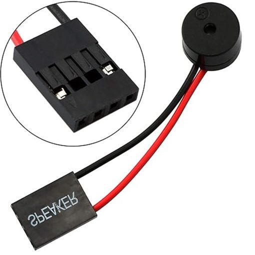 PC Motherboard Internal Speaker – Mini Plug Speaker, Desktop Computer Case DIY, Internal BIOS Beep Alarm Buzzer
