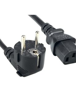 Power Cord with EU Type Plug – 120cm (2 Meters)
