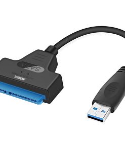 USB 3.0 to SATA Cable Adapter – 5Gbps Data Transfer Speed, Plug and Play, 2.5" HDD & SSD External Hard Drive Compatible, Black