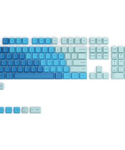 Glorious GPBT Dye Sublimated Keycaps – Thick PBT Plastic, 114-Key Set for Full Size, 85%, TKL, 60% Compact, and 75% Mechanical Keyboards, US (ANSI) Layout, Caribbean Ocean | GLO-KC-GPBT-CO