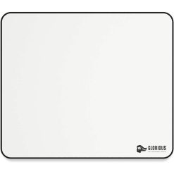 Glorious White Gaming Mouse Pad 11x13– Smooth, Non-Slip