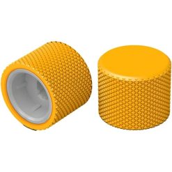 Glorious GMMK Pro Rotary Knobs Keyboard Accessory – Electrophoresis Finish, Omnidirectional, Infinite Scroll, Golden Yellow | GLO-ACC-P75-RK-GY