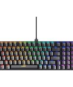 Glorious GMMK 2 96% Arabic & English RGB Gaming Keyboard – TKL Hot Swappable Mechanical Keyboard, Linear Switches, Wired, Full-Size Keyboard, Black RGB Keyboard
