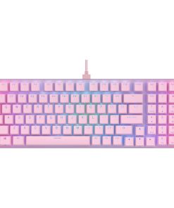 GLORIOUS Gaming GMMK 2 Full-Size (96%) Mechanical Keyboard – Pink, Aluminum Frame, Customizable Design, Doubleshot Keycaps, Fox Switches, Per-Key RGB Lighting, Full NKRO, American QWERTY Layout