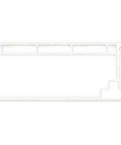 Glorious GMMK PRO 75% Alternative Top Frame – Personalize Your Pro, White | GLO-ACC-P75-TF-EW