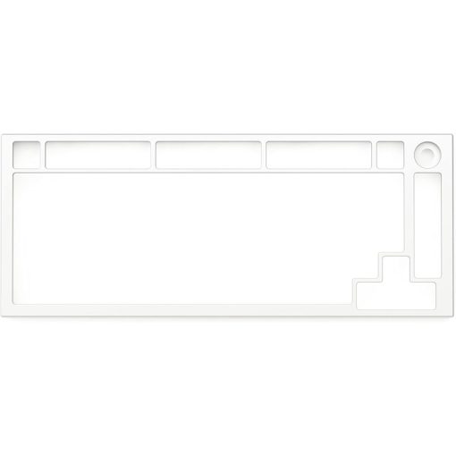 Glorious GMMK PRO 75% Alternative Top Frame – Personalize Your Pro, White | GLO-ACC-P75-TF-EW