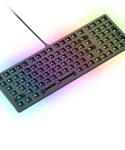 Glorious GMMK 2 Gaming Keyboard Base - Full Size Barebones Kit, Hot Swappable Black Mechanical Keyboard - Modular, Wired, RGB Backlit, PC Setup Accessories - 96%, Black
