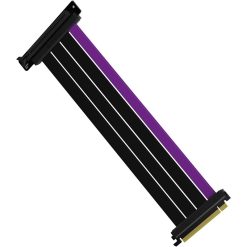 Cooler Master 200mm PCIe 3.0 Riser Cable – EMI Shielded, 30AWG High-Speed Transmission, ABS Casing, Black
