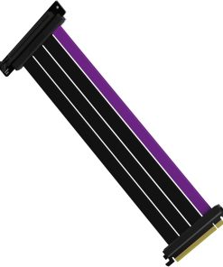 Cooler Master 200mm PCIe 3.0 Riser Cable – EMI Shielded, 30AWG High-Speed Transmission, ABS Casing, Black