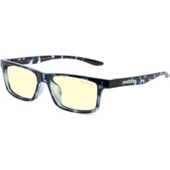 Gunnar Cruz Kids Large Tortoise Amber Indoor Digital Eyewear – Navy Blue Tortoise Frame, Amber Natural Lens, 100% UV Protection, Durable Nylon Construction | CRU-09701