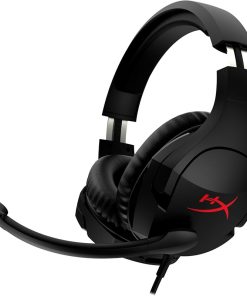 HyperX Cloud Stinger Headphones – DTS:X Spatial Audio, 50mm Directional Drivers, Adjustable Steel Slider, 90° Rotating Ear Cups, Swivel-to-Mute Noise-Cancelling Mic, Chinese Box, Black | 4P5L7AB-CB