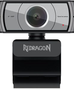 Redragon GW900 Apex 1080P-30FPS Auto Focus Webcam with Built-in Dual Microphone, Tripod Included