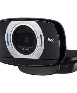 Logitech HD Webcam C615 – Full HD 1080p, 30fps, Fold-and-Go Design, 360-Degree Swivel, Built-in Noise-Reducing Microphone