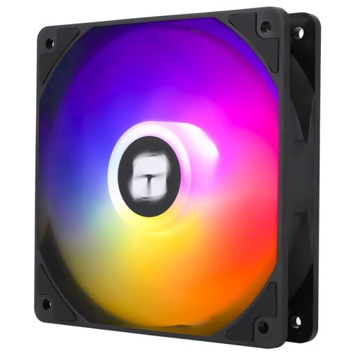 Thermalright TL-C12C-S - 120mm ARGB Case Cooler Fan, 4-Pin PWM Silent Computer Fan with S-FDB Bearing, Up to 1550RPM Cooling Fan - Black