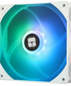 Thermalright TL-C14CW-S - 140mm ARGB High-Performance Case Cooler Fan, 4-Pin PWM Cooling Fan with S-FDB Bearing, Up to 1500RPM - White