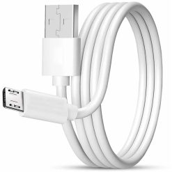 Data Cable - USB to Micro, White, 1 Meter