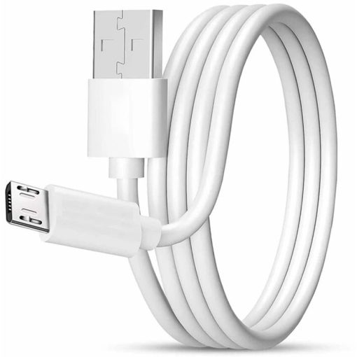Data Cable - USB to Micro, White, 1 Meter