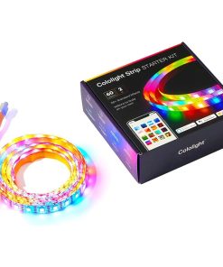 LifeSmart 60 LED/Meter Cololight Strip Advanced Starter Kit with Smart Home Integration, Customizable Length, and Multi-Color Capability