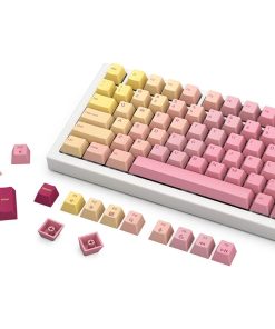 Glorious Forge PBT Keycaps - Premium Pink Grapefruit Gradient, Super-Durable, Customizable Keycap Set for Mechanical Keyboards GLO-KC-GPBT-PG