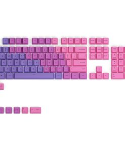 Glorious GPBT Dye Sublimated Keycaps - Thick PBT Plastic, 114 Keycap Set for 100% Full Size, 85% 80% TKL, 60% Compact, 75% Mechanical Keyboards, US (ANSI) Layout, Nebula | GLO-KC-GPBT-N