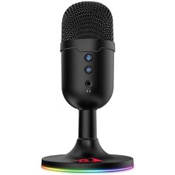 Redragon GM303 Pulsar Streaming Microphone – Sleek Black Design, Professional Sound Quality for Streamers and Content Creators