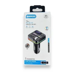 Wireless Car MP3 Player with PD+QC3.0 Fast Charging, Model MS-C61