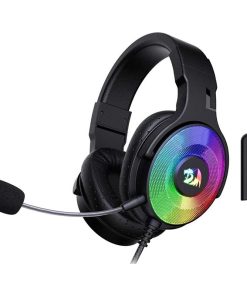 Redragon Pandora 2 H350 RGB Gaming Headset – High Definition Audio, Powerful Bass, Removable Microphone, Large Earpads, Compatible with PC, PS4, Xbox One, NS – Black