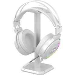 Redragon Lamia 2 H320W RGB Gaming Headset – White, USB, Powerful 7.1 Virtual Surround Sound, Includes Microphone and Stand, PC Compatible