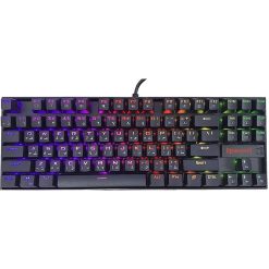 Redragon K552 RGB KUMARA Mechanical Gaming Keyboard – Blue Switches, Full RGB LED Lighting, Black Arabic