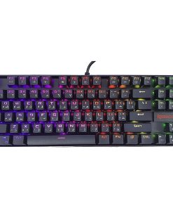 Redragon K552 RGB KUMARA Mechanical Gaming Keyboard – Blue Switches, Full RGB LED Lighting, Black Arabic