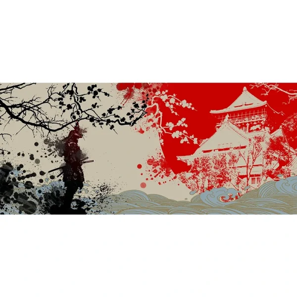Montech GMP 101 Large Gaming Mouse Pad - High-Performance Smooth Surface for Speed and Precision, Durable Anti-Fray Stitched Edges, Non-Slip Rubber Base, Water-Resistant Design, Vibrant Red for Gamers