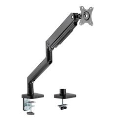 Twisted Minds Single Monitor Heavy Duty Spring Assisted Arm with USB Port – Model TM-60-C06