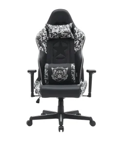 GAMEON Call of Duty (COD) Gaming Chair with 4D Adjustable Armrests & Metal Base, Grey/Black – Ergonomic Design for Ultimate Comfort – Model CODGB01
