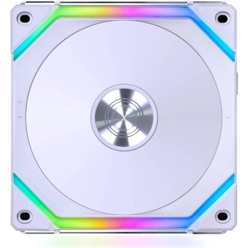Lian-Li UNI FAN SL V2 Revolutionized Daisy-Chain ARGB Fan, Modular 120mm Fans, Up to 2000 RPM Fan Speed, 64.5 CFM Airflow, Sophisticate Lighting Effects, 3 Pack, White - G99.12SLV23W.00 - Image 4