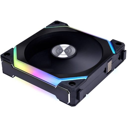 Lian Li UNI Fan SL120 V2 RGB – Black Triple Pack, Includes Controller (Model UF-SL120V2-3B) - Image 3