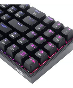 Alternative view of Redragon K628 Pollux 75% Wired RGB Gaming Keyboard – 78 Keys, Hot-Swappable, Compact Mechanical, 100% Hot-Swap Socket, Free-Mod Plate Mounted PCB, Dedicated Arrow Keys & Numpad, Red Switch