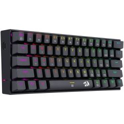 Alternative view of Redragon K630 RGB Dragonborn 60% Mechanical Gaming Keyboard – RGB Lighting, Compact, 61 Keys, TKL, Brown Switches