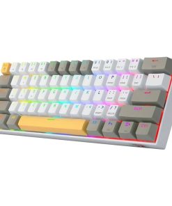 Alternative view of Redragon K530 Draconic RGB Pro 60% Wireless 2.4GHz / Bluetooth / Wired 3-Mode 61 Keys Compact Mechanical Gaming Keyboard – Brown Switches (Model K530-YL&WT&GY-RGB-PRO)