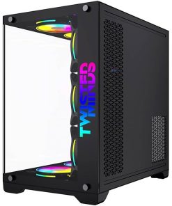 Twisted Minds Bullet-07 Black PC Case with ARGB Fans