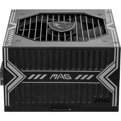 MSI MAG A650BN 650W 80Plus Bronze ATX Power Supply – DC-DC Circuit Design, 120mm Fan, Active PFC, 100-240Vac, ATX Compatibility, Black (Model 306-7ZP2B18-CE0) - Image 2
