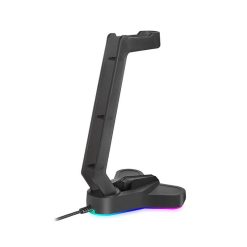 Alternative view of Havit HY505 Gaming Headphone Holder – Black (Model HY505)