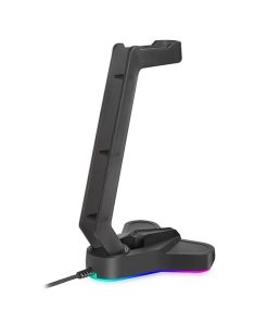 Alternative view of Havit HY505 Gaming Headphone Holder – Black (Model HY505)