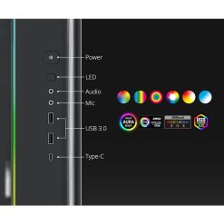 MONTECH KING 95 PRO Black Gaming PC Case with High Airflow