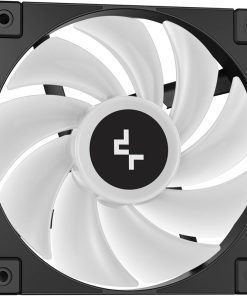 DeepCool LD240 ARGB Liquid Cooler Side View with Sleeved Tubes