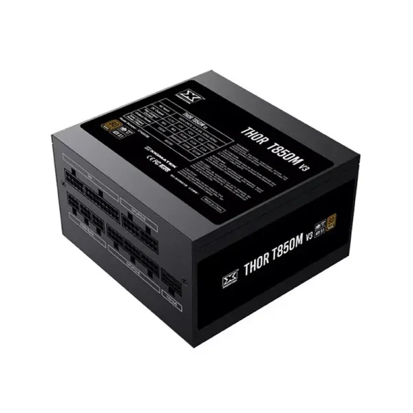 Xigmatek Thor T850M V3 80 PLUS BRONZE Ultra-Efficiency ATX Power Supply – Black (Model EN43345) - Image 2