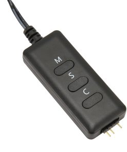 Alternative view of ARGB PC Fans Controller – 5V 3Pin SATA Power, Remote Control, Computer ARGB Fans Hub Control Kit