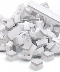 Alternative view of Glorious Aura V2 PBT Pudding Keycaps for Mechanical Keyboards – 145-Key Layout, ANSI (US), ISO Compatible, RGB Compatible, Supports Full Size, TKL, 75%, 60% Layout, White | GLO-KC-AURA2-W