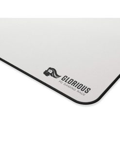 Alternative view of Glorious Large Gaming Mouse Pad/Mat – 16"x18" Size, for Desk, Rubber Base, Computer, Stitched Edges, White | GW-XL